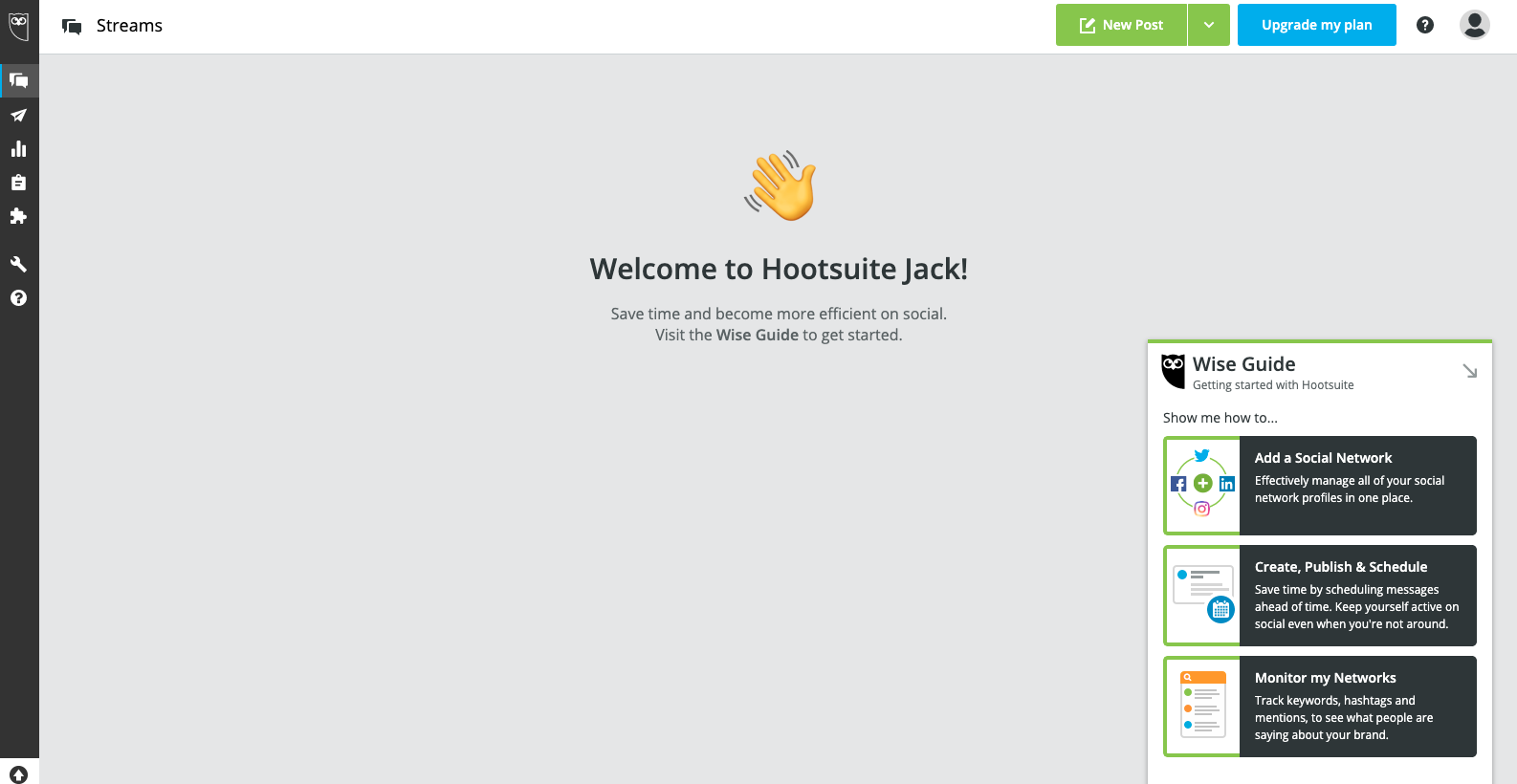 Hootsuite: онбординг, ориентированный на активацию
