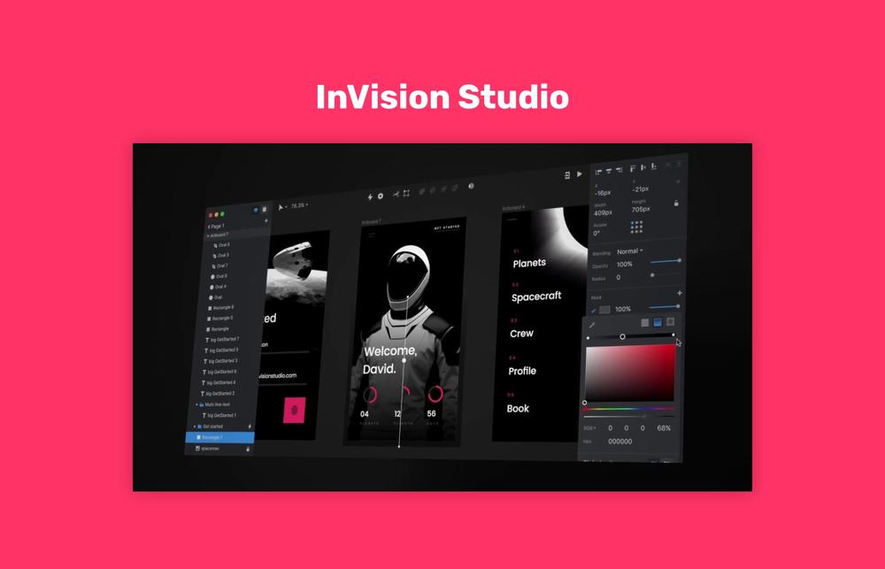 InVision Studio for macOS and Windows