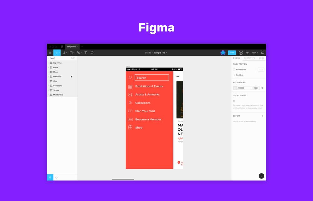 Figma App for web, macOS, Linux, and Windows
