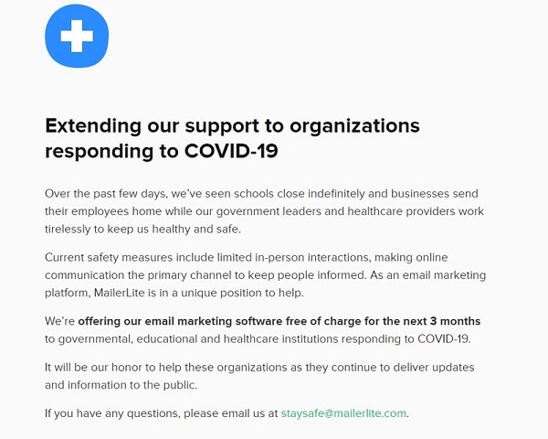 Продлеваем нашу поддержку организациям, вовлеченным в борьбу с COVID-19