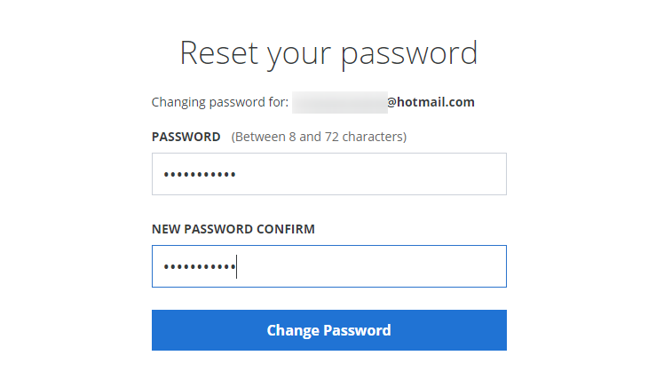 Пример простых требований к паролю от Coursera